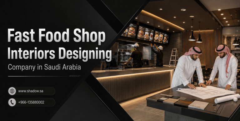 Fast Food Shop Interior Design Company in Saudi Arabia